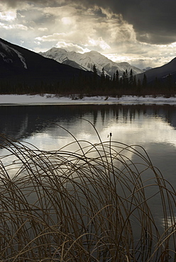 Vermilion Lakes, Banff National Park, UNESCO World Heritage Site, Rocky Mountains, Alberta, Canada, North America