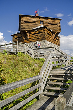 Petit-Sault Blockhouse PHS, Edmundston, New Brunswick, Canada, North America