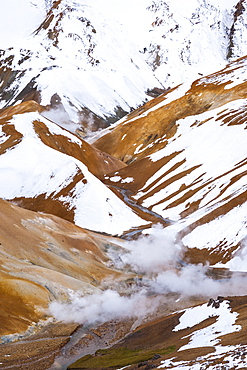 Hveradalir geothermal area, Iceland, Polar Regions 