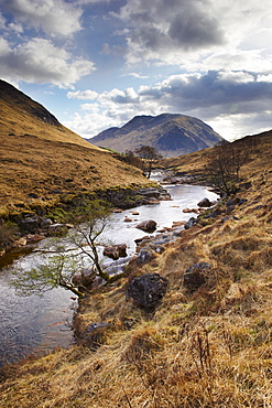 Glen Etive, near Glen Coe (Glencoe), Highland region, Scotland, United Kingdom, Europe