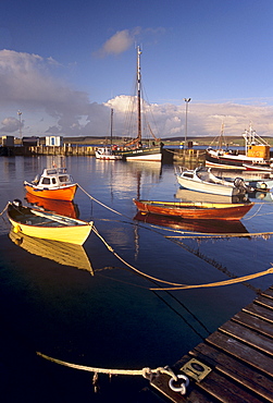 Lerwick harbour, Mainland, Shetland Islands, Scotland, United Kingdom, Europe