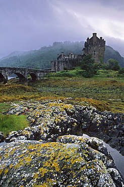 Eilean Donan Castle, Dornie, Highland region, Scotland, United Kingdom, Europe