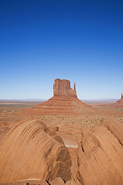 Monument Valley Navajo Tribal Park, Utah Arizona border, United States of America, North America