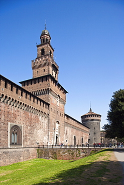 Sforza's Castle, Milan, Lombardy, Italy, Europe