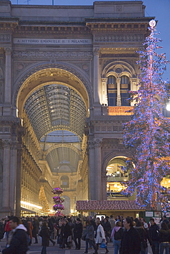 Vittorio Emanuele's Gallery, Milan, Lombardy, Italy, Europe