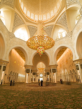 Sheikh Zayed Mosque, Abu Dhabi, United Arab Emirates, Middle East