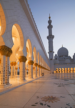 Sheikh Zayed Mosque, Abu Dhabi, United Arab Emirates, Middle East