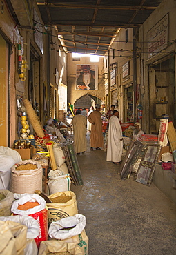 Arab men in the Souk, Nizwa, Oman, Middle East