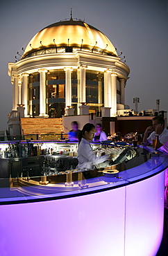 The Sirocco Bar, on Top of State Tower, Bangkok, Thailand, Southeast Asia, Asia