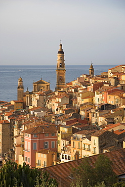 Menton, Alpes Maritimes, Provence, Cote d'Azur, French Riviera, France, Mediterranean, Europe