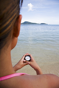 Thai-Caucasian woman, Phuket, Thailand, Southeast Asia, Asia