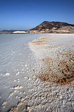 Lac Assal, the lowest point on the African continent and the most saline body of water on earth, Djibouti, Africa