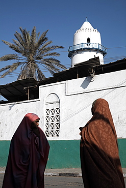 The Hamoudi Mosque in the European Quarter of Djibouti City, Djibouti, Africa