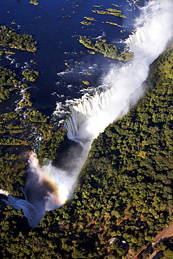 Victoria Falls, on the border of Zambia and Zimbabwe, UNESCO World Heritage Site, Africa