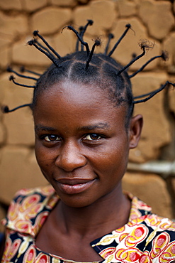 A Congolese women pictured in Kisangani, Democratic Republic of Congo, Africa