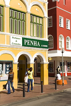 Penha Building, Punda District, Willemstad, Curacao, Netherlands Antilles, West Indies, Caribbean, Central America