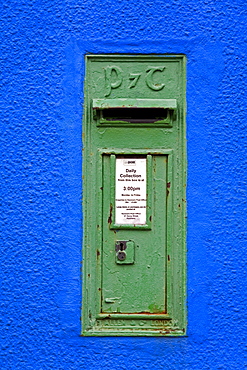 Post box in Kenmare Town, County Kerry, Munster, Republic of Ireland, Europe