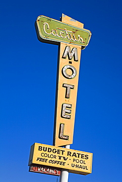 Cactus Motel, Route 66, Barstow, California, United States of America, North America