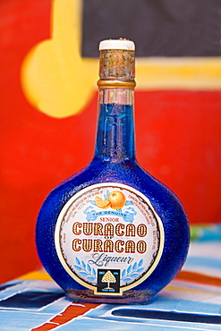 Curacao liqueur, Willemstad, Curacao, Netherlands Antilles, West Indies, Caribbean, Central America