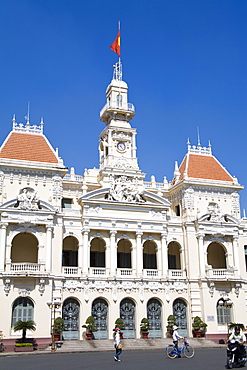 HCMC's People's Committee Building, (Hotel de Ville), Hoh Chi Minh City (Saigon), Vietnam, Indochina, Southeast Asia, Asia