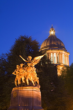 World War 1 Monument, State Capitol, Olympia, Washington State, United States of America, North America