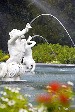 Fountain, Forsyth Park, Savannah, Georgia, United States of America, North America