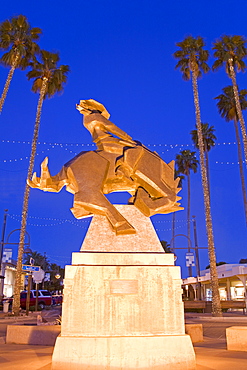 Jack Knife sculpture by Ed Mell, Main Street, Arts District, Scottsdale, Phoenix, Arizona, United States of America, North America