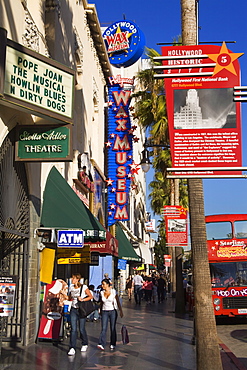 Wax Museum on Hollywood Boulevard, Hollywood, California, United States of America, North America