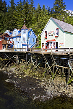 Creek Street historical district, Ketchikan, Southeast Alaska, United States of America, North America