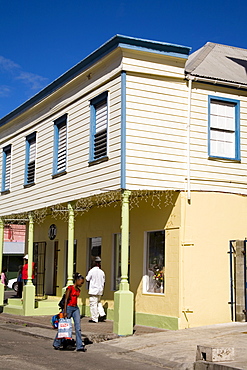 Thames Street, St. Johns, Antigua Island, Antigua and Barbuda, Leeward Islands, West Indies, Caribbean, Central America