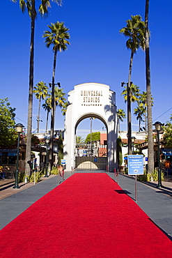 Entrance to Universal Studios, Hollywood in Los Angeles, California, United States of America, North America