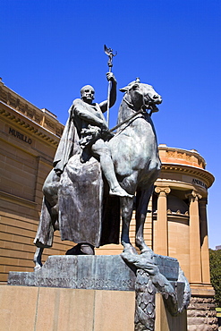 The Offerings of War statue outside Art Gallery of New South Wales, The Domain Park, Sydney, New South Wales, Australia, Pacific