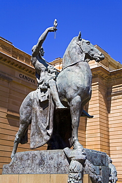 The Offerings of Peace statue outside Art Gallery of New South Wales, The Domain Park, Sydney, New South Wales, Australia, Pacific