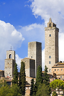 Towers of San Gimignano, UNESCO World Heritage Site, Tuscany, Italy, Europe