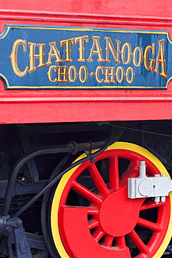 Locomotive at the Chattanooga Choo Choo, Chattanooga, Tennessee, United States of America, North America