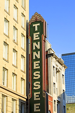 Tennessee Theater on Gay Street, Knoxville, Tennessee, United States of America, North America