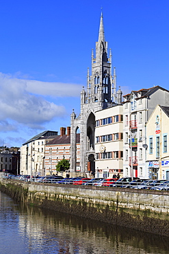 Trinity Church and River Lee, Cork City, County Cork, Munster, Republic of Ireland, Europe