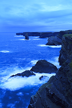 Cliffs on Loop Head, Kilrush, County Clare, Munster, Republic of Ireland, Europe