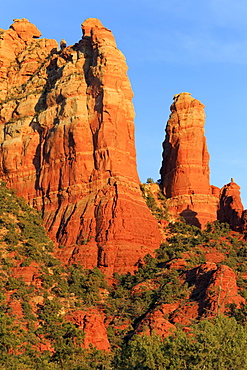 Rock formations in Sedona, Arizona, United States of America, North America 