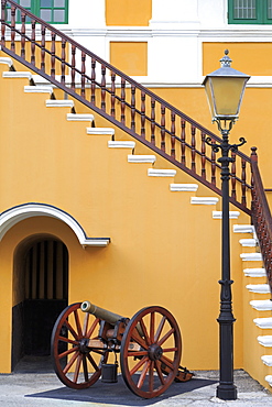 Fort Amsterdam, Punda District, UNESCO World Heritage Site, Willemstad, Curacao, West Indies, Netherlands Antilles, Caribbean, Central America