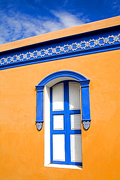 Colonial building in La Asuncion City, Isla Margarita, Nueva Esparta State, Venezuela, South America