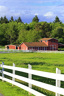 Barn on Vashon Island, Tacoma, Washington State, United States of America, North America