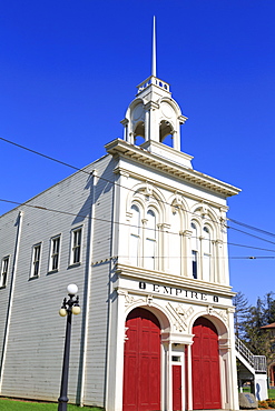 Fire Station in the Historical Museum, Kelley Park, San Jose, California, United States of America, North America