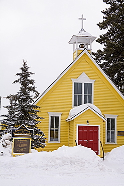 Episcopal church, Breckenridge, Rocky Mountains, Colorado, United States of America, North America