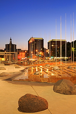 San Jose City Hall Plaza, California, USA