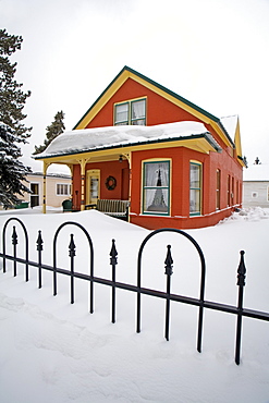 House in the Historic District of Breckenridge, Rocky Mountains, Colorado, United States of America, North America