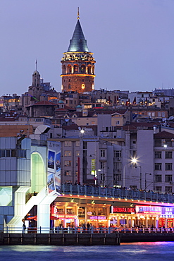 Galata Bridge, Istanbul, Turkey, Europe