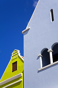 Dutch style architecture, Breedestraat, Punda District, Willemstad, Curacao, Netherlands Antillies, West Indies, Caribbean, Central America