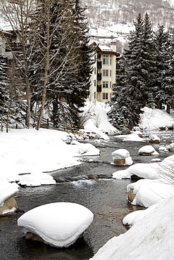 Gore Creek, Vail Ski Resort, Rocky Mountains, Colorado, United States of America, North America