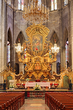 Santa Eulalia Church, Palma De Mallorca, Majorca, Balearic Islands, Spain, Mediterranean, Europe